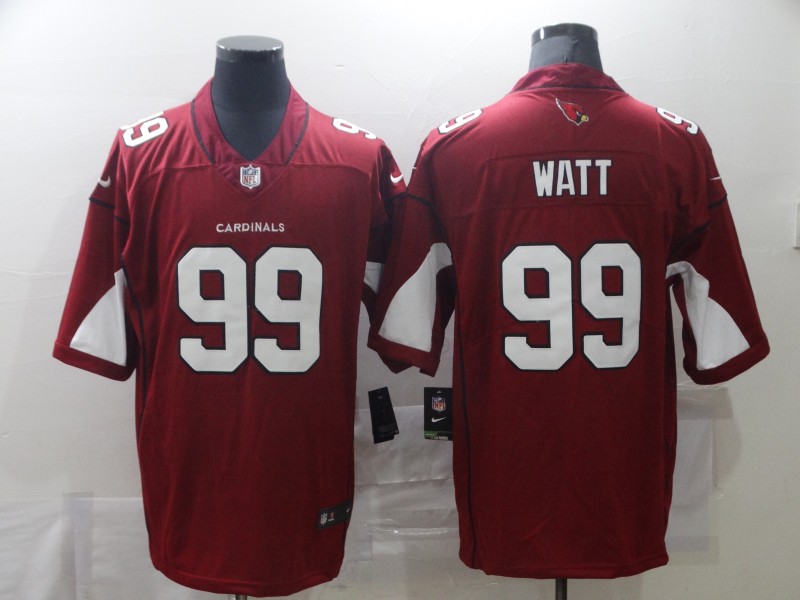 Men Arizona Cardinals #99 Watt Red Nike Vapor Untouchable Limited NFL Jerseys->arizona cardinals->NFL Jersey